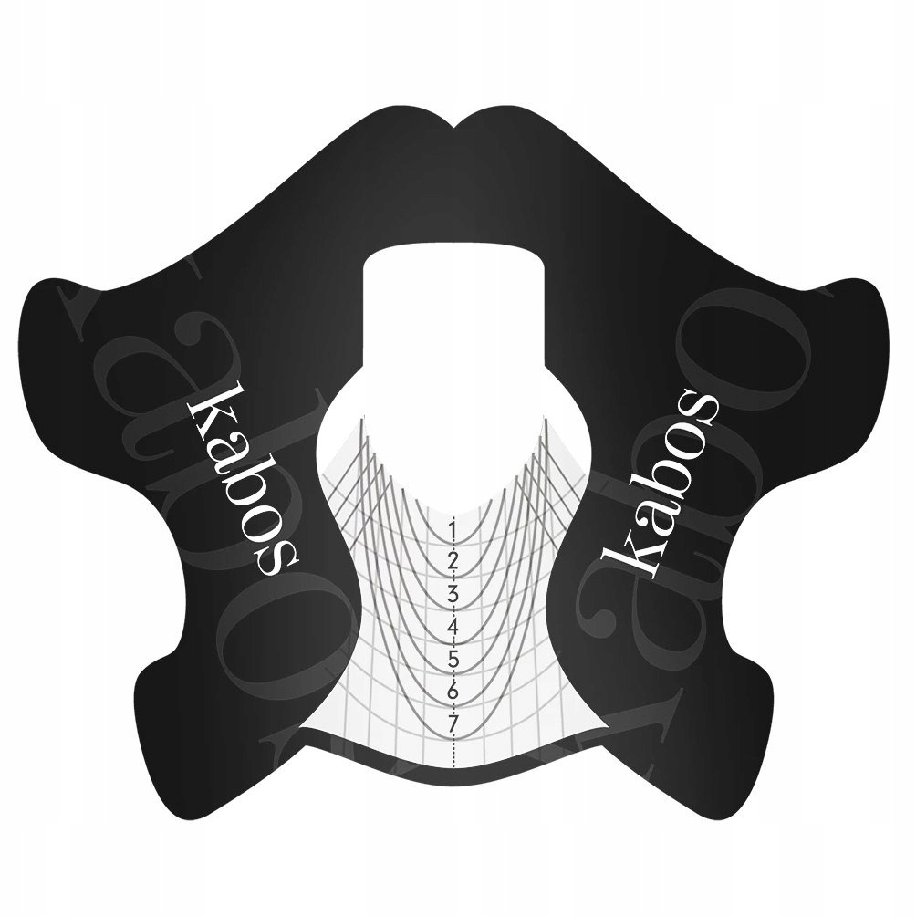 Kabos Šablony forem na nehty 500 ks