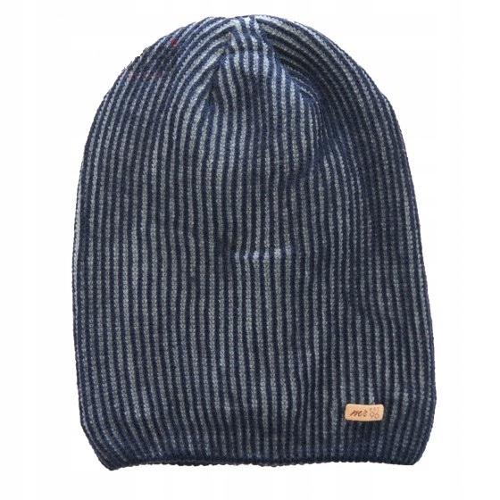 CZAPKA WCIĄGANA BEANIE PASKI OCIEPLANA M/L M-06