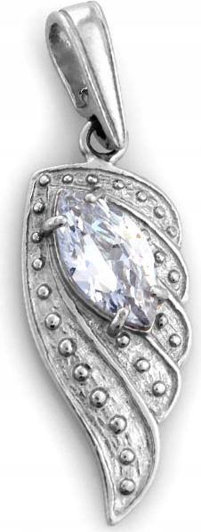 Stříbrný přívěsek 925 křídlo zirkon 2,92 g, elegantní vzor jako dárek