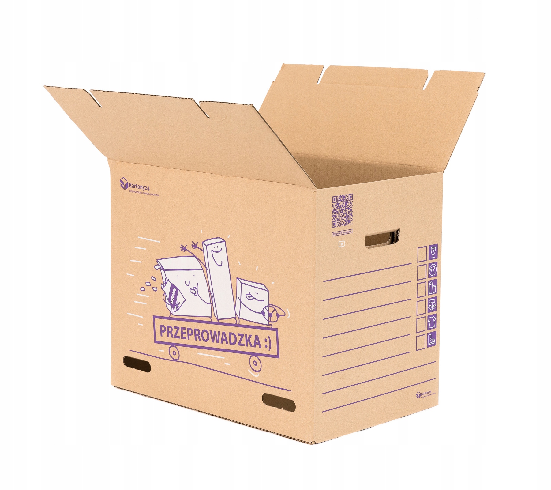 Duży karton do przeprowadzki pudełko 120L - 4szt. Marka inna