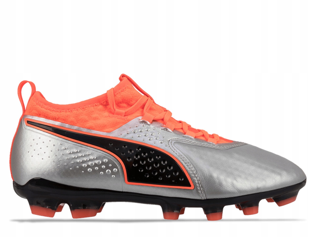 Buty męskie Puma 10474201 One 2 Lth Hg Srebrne 40,5