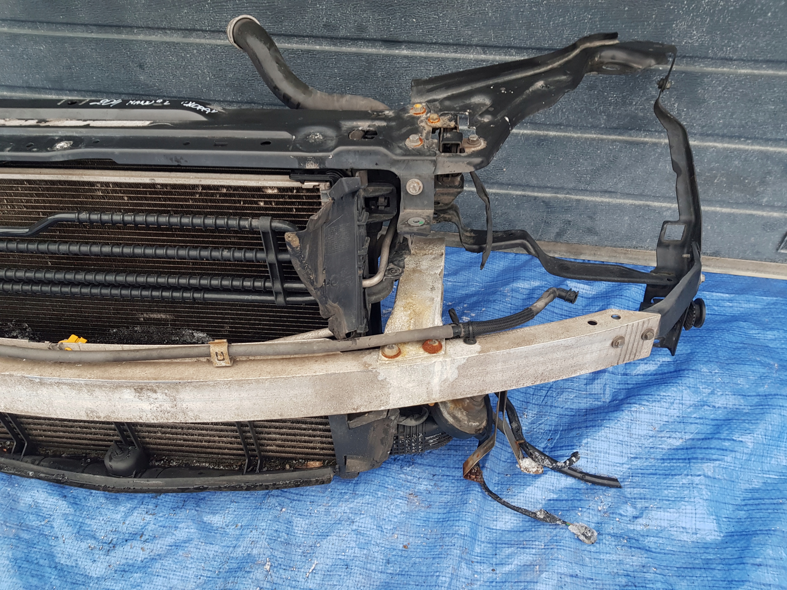 support panel for radiators radiator MERCEDES W204 2.2 CDI 651 MANUAL