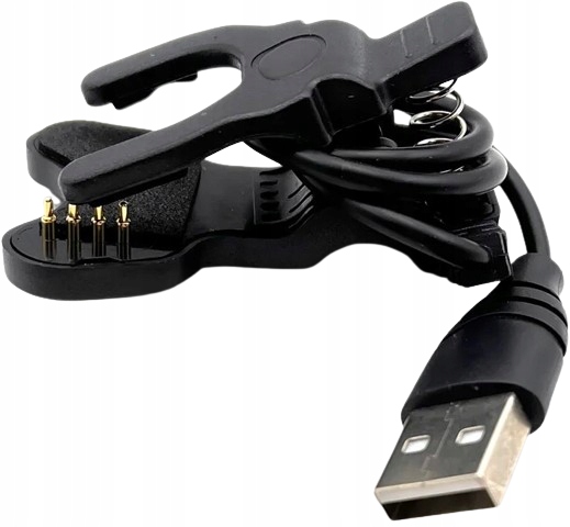 KABEL USB ŁADOWARKA SMARTWATCH 4PIN 7,5mm UNIWERSALNA KLIPS 7,5 mm Model UNIWERSALNA