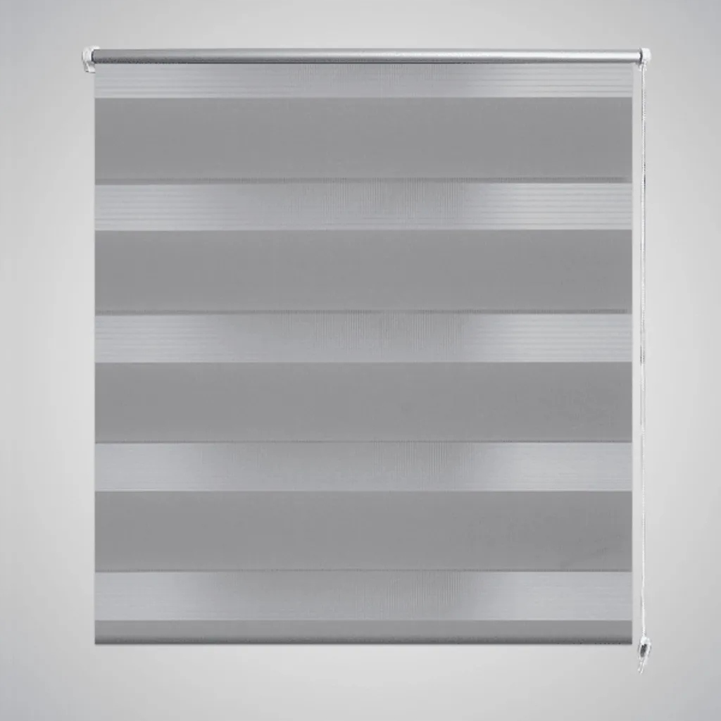 Roleta den a noc Zebra Twinroll 140x175 cm šedá Šedá 240223