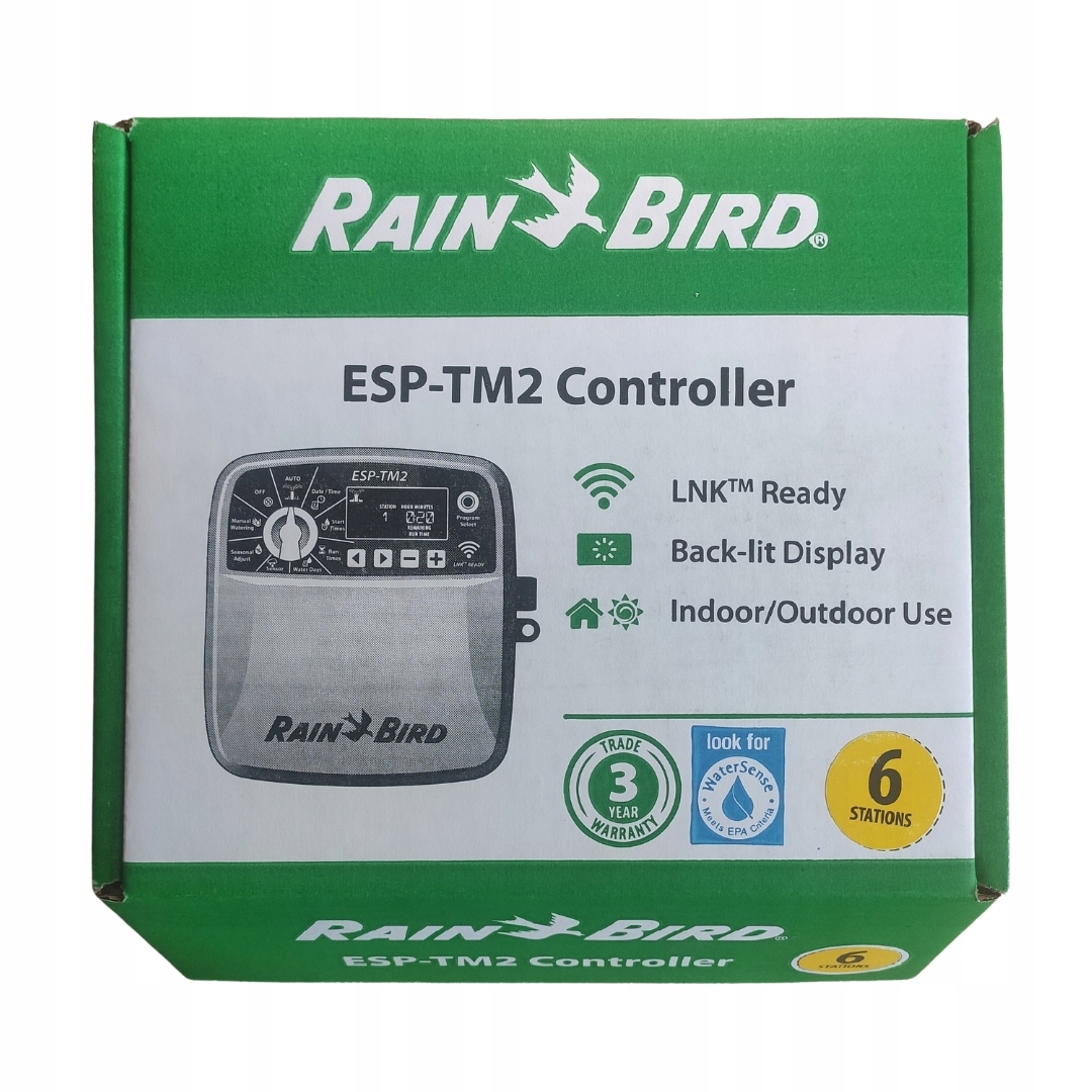 Ovládač Rain Bird ESP-TM2 na 6 sekúnd vonkajší s možnosťou Wi-Fi