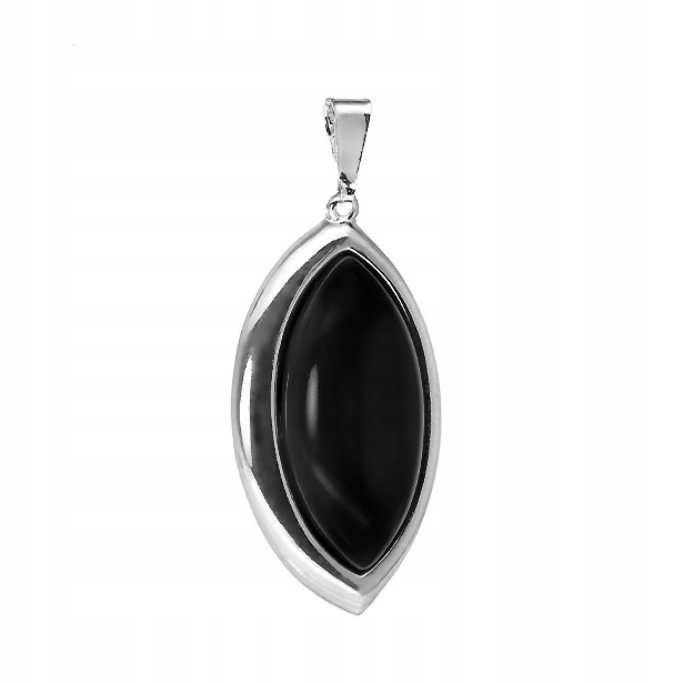 Stříbrný přívěsek Ag 925 oxidovaný s kamenem SG-40-Z-B