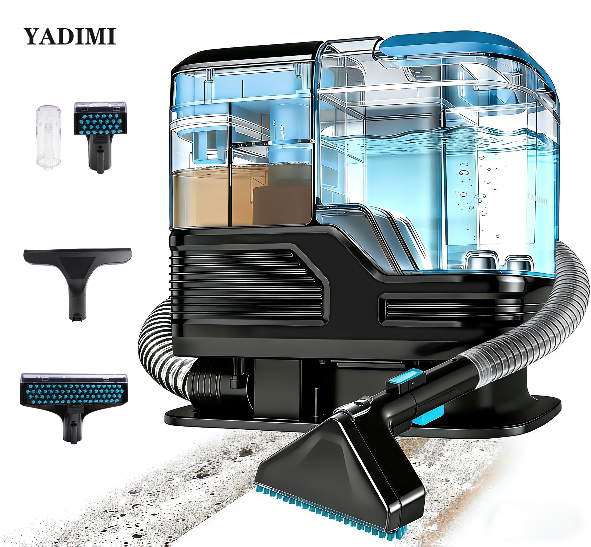 Odkurzacz piorący do tapicerki kanap dywanów Yadimi 530W
