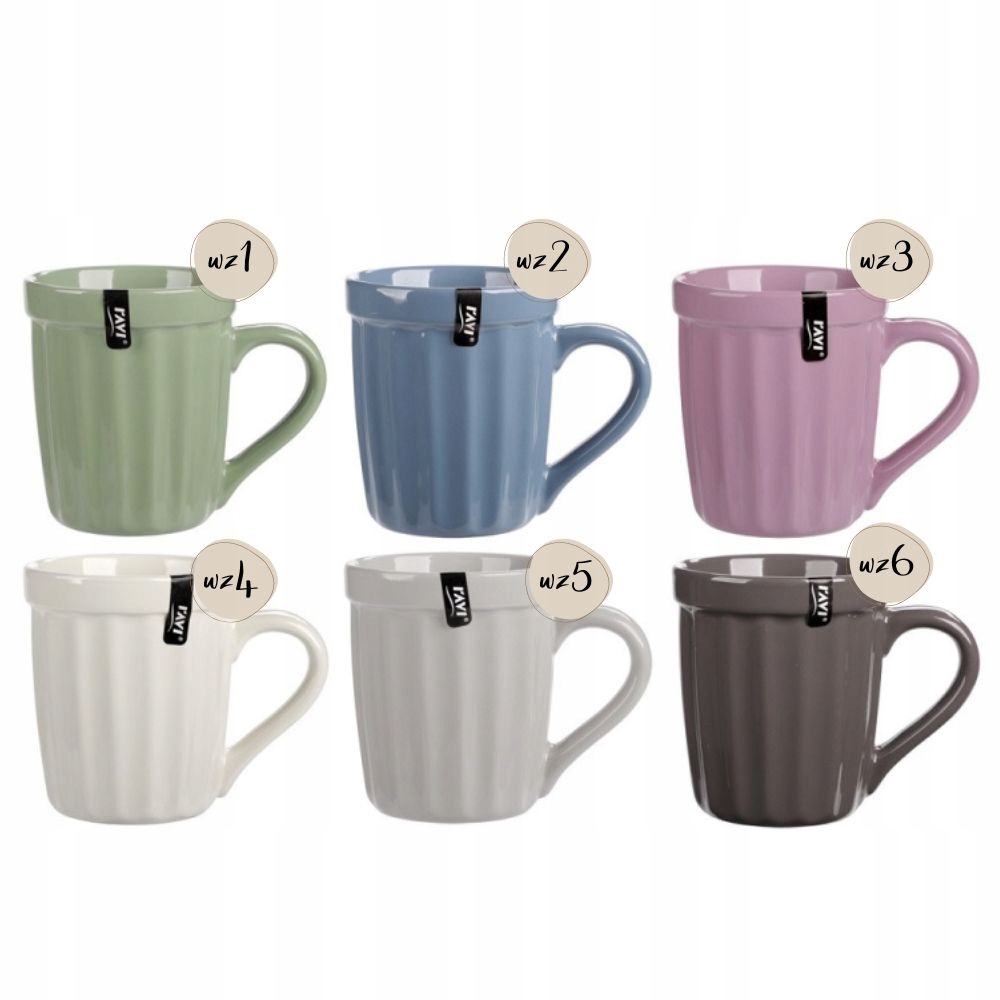 Kubek Ravi BISTRO kamionka 330 ml mix 6 kolorów RAVI