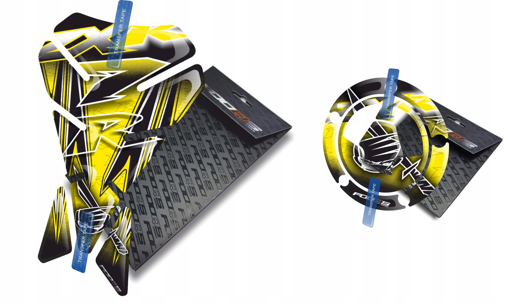 Tank-pad Cap-pad V1 od firmy Fooqs pro Kawasaki ZX-7-R Žlutý