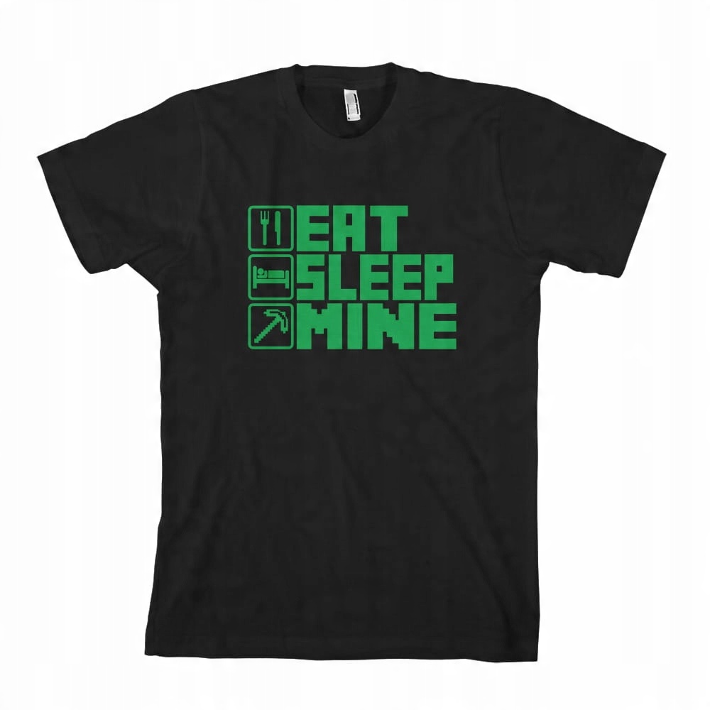 

Eat Sleep Mine #minecraft koszulka męska
