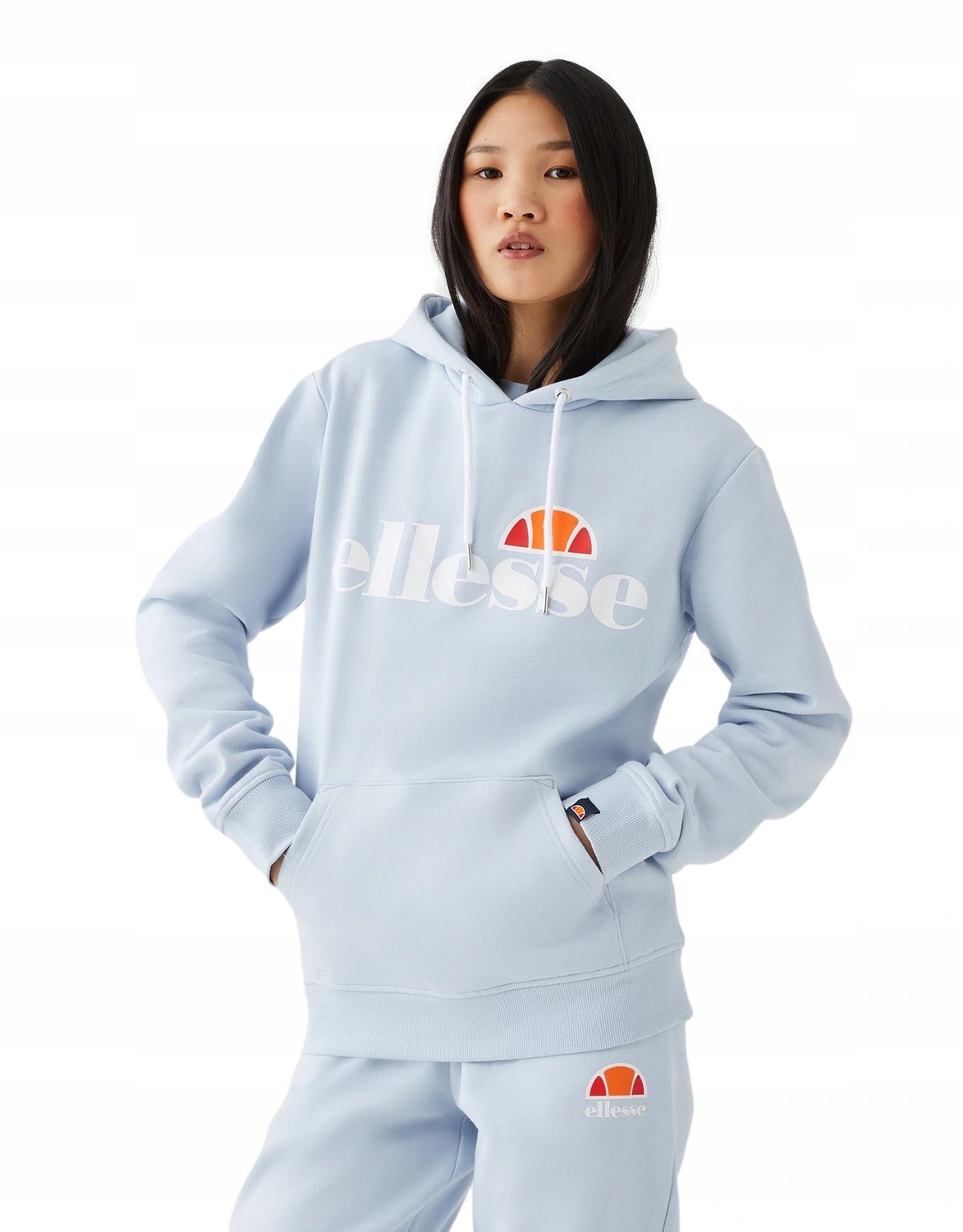 Mikina dámská Ellesse s kapucí od hoodie Torices modrá bavlněná