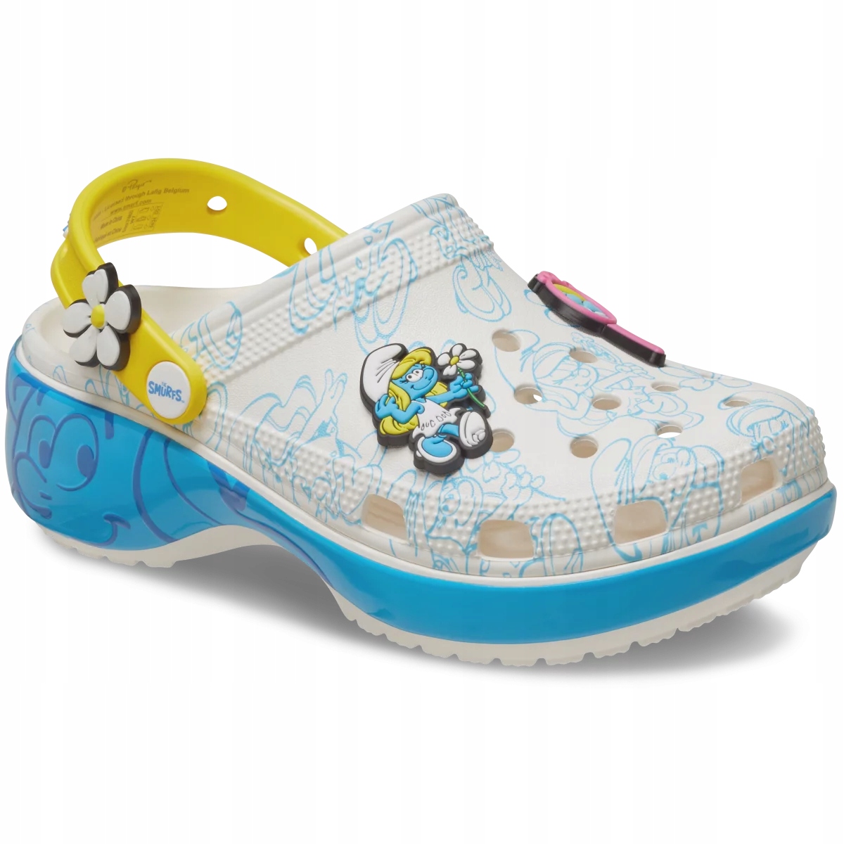 Crocs Dámské Boty Chodítka Platforma Classic Smurfs 210822 Clog 42-43
