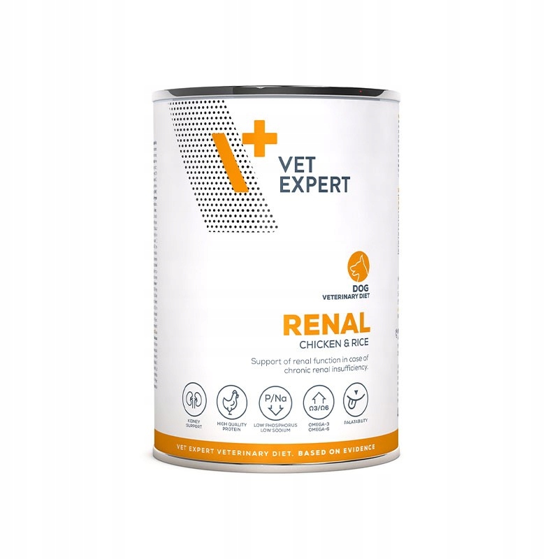 Levně VetExpert Veterinary Diet Dog Kuře a rýže mokré krmivo pro psy 6 x 400 g
