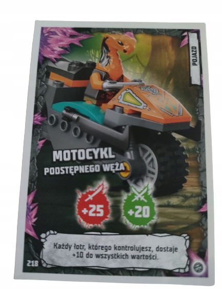 Karta Lego Ninjago Seria 8 Numer 218