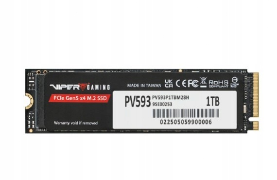 Patriot Viper PV593/ 1TB/ Ssd/ M.2 NVMe/ 5R PV593P1TBM28H