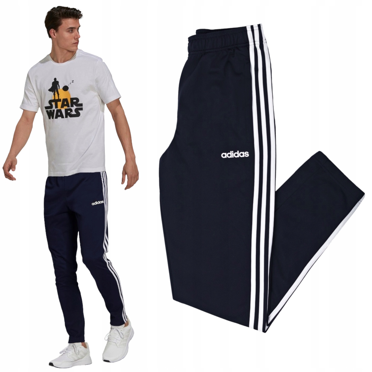 

Spodnie Męskie Adidas Essentials 3 paski S