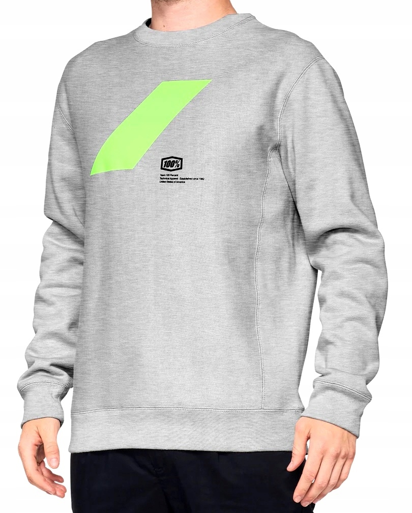 Bluza Rowerowa 100% Rend Crewneck Grey L %%%
