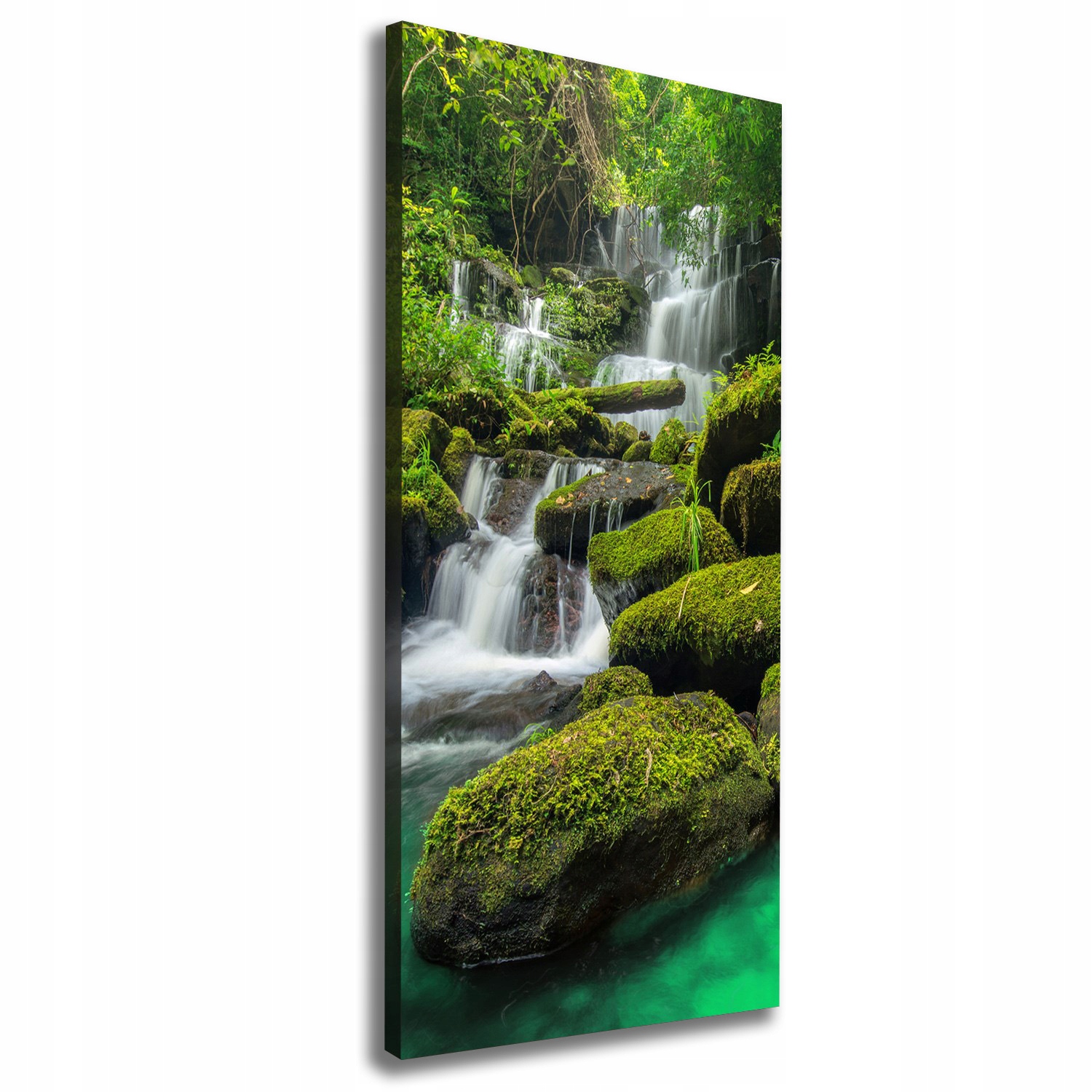 

Foto obraz na płótnie Wodospad w dżungli 50x125 cm
