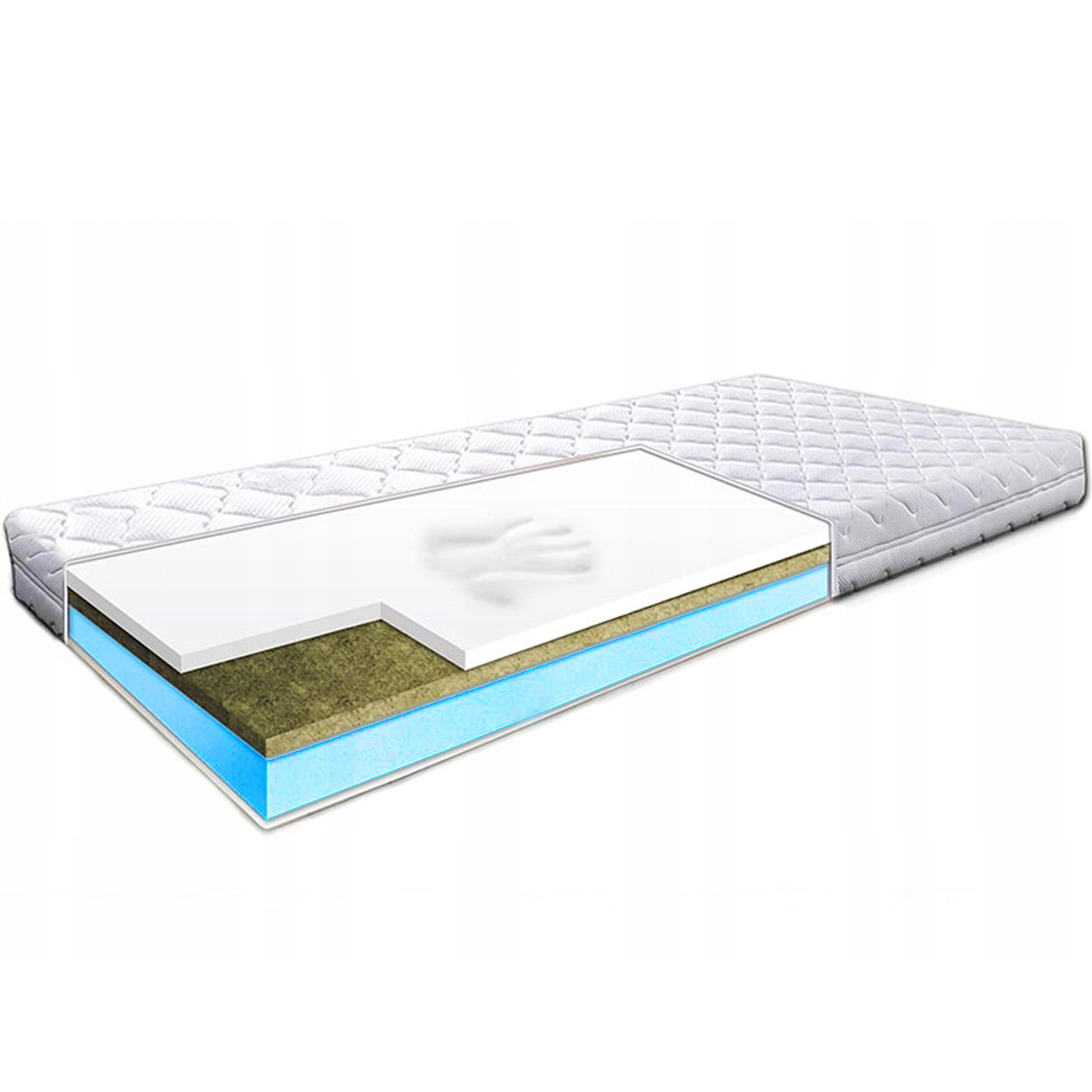 Matrace 170x190 visco tráva breeze 15 cm měkká paměť s jódem H1