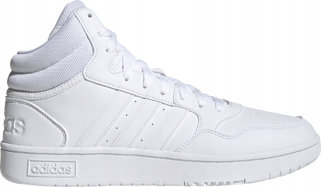 Pánské Boty Adidas Hoops 3.0 MID Lifestyle Basketball Classic Bílé vel 45 1/3