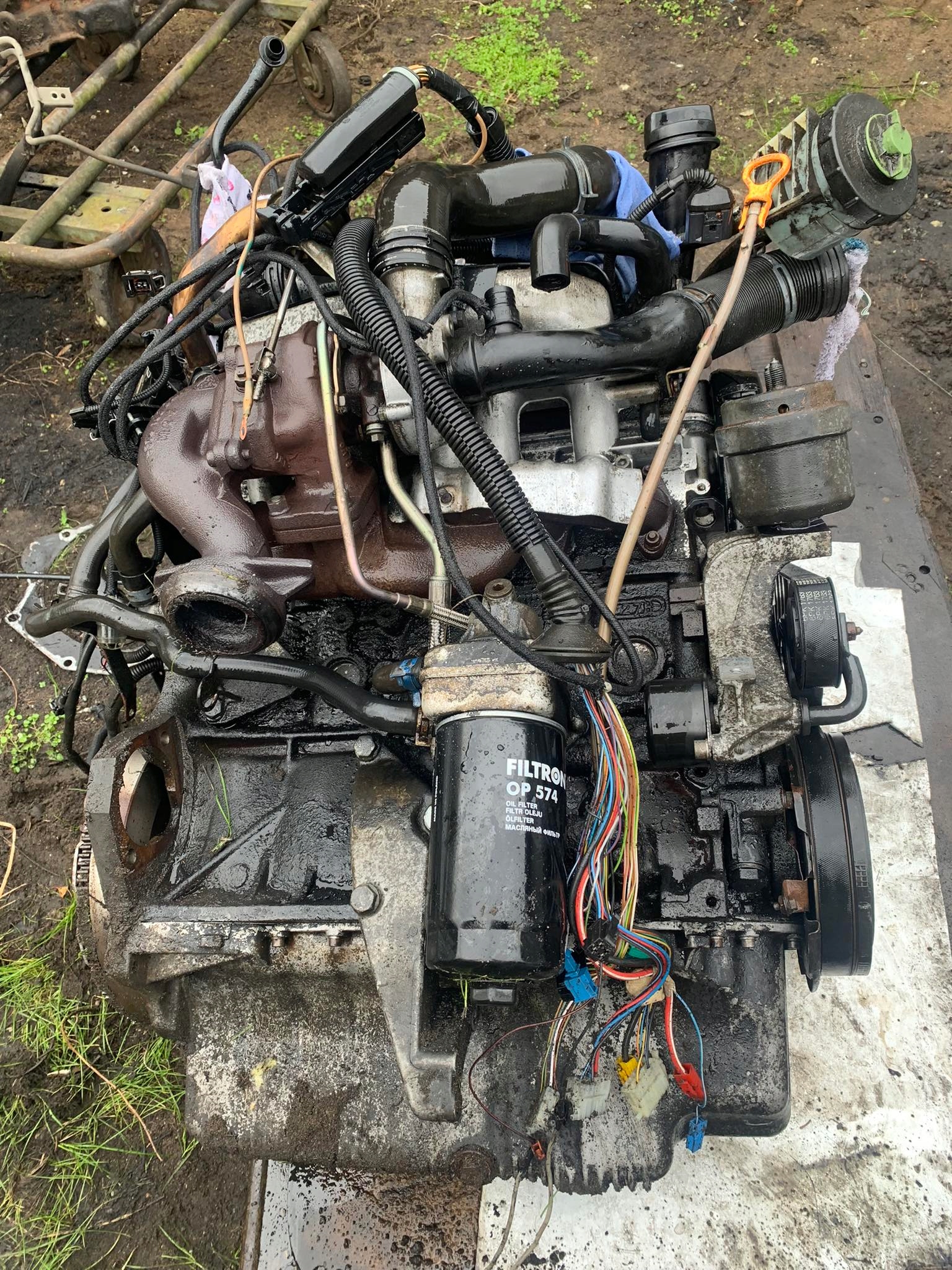 VW T4 2.5 TDI SILNIK GOŁY SŁUPEK