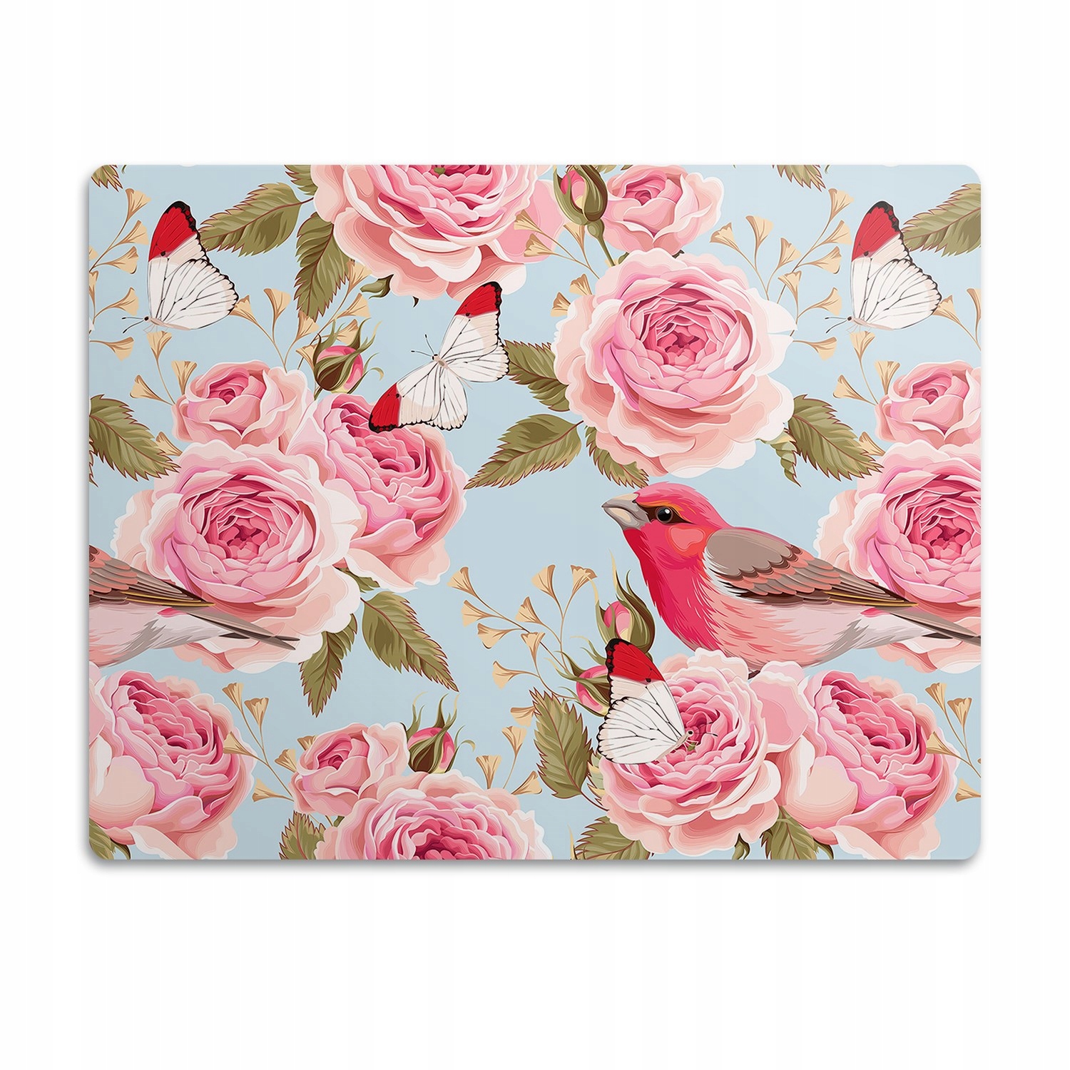 Levně Pro kočky psa podložka pod misku Růže motýli 60x40