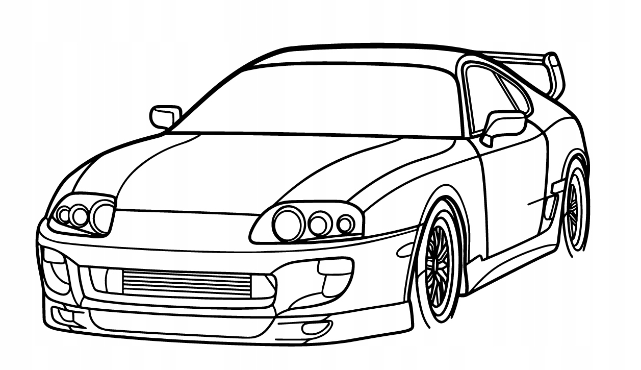 nástěnná dekorace Obraz auto Supra 1994