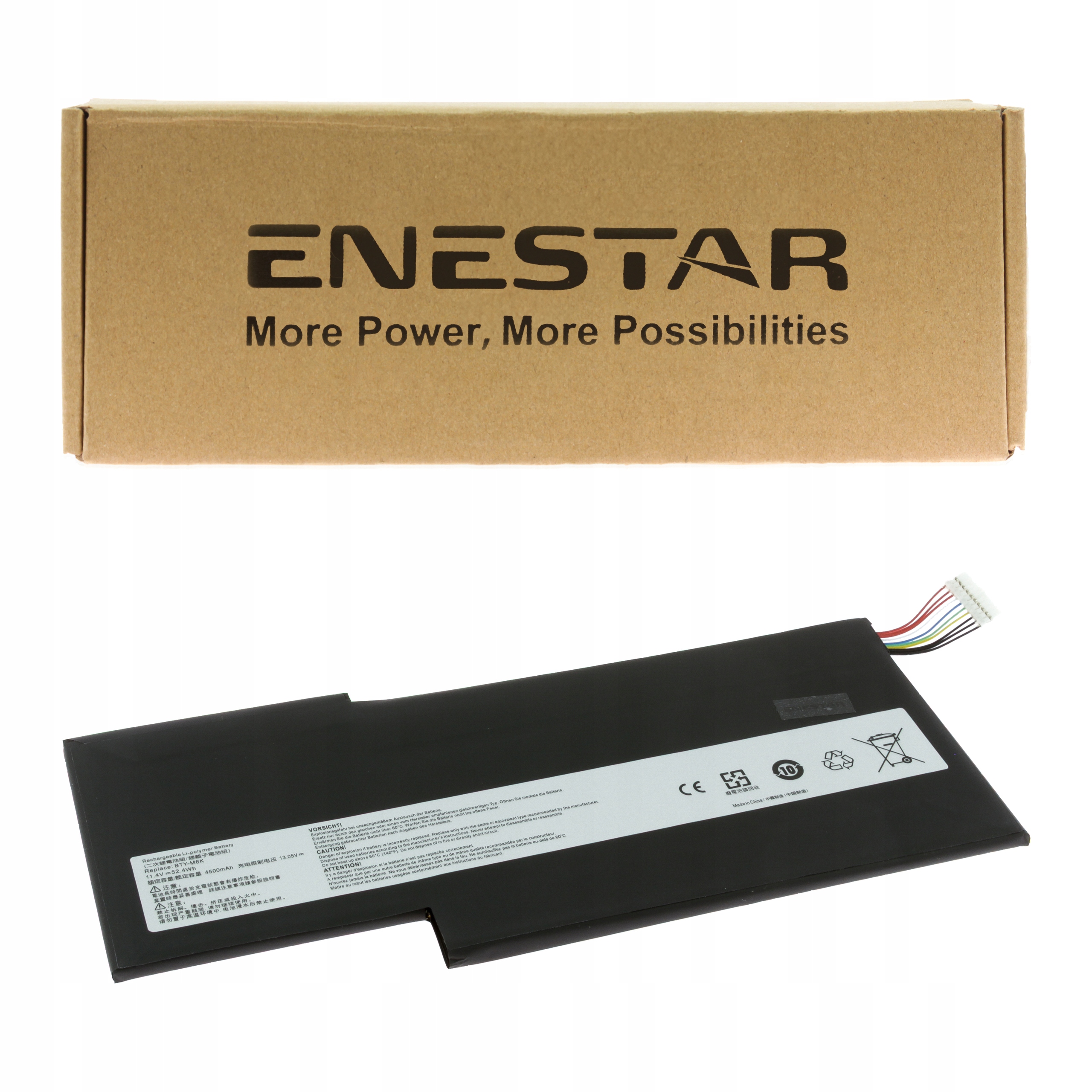 Premium bateria do Msi BTY-M6K GF63 8RC 8RD GF75 Thin 9SC GS43VR MS-17F1