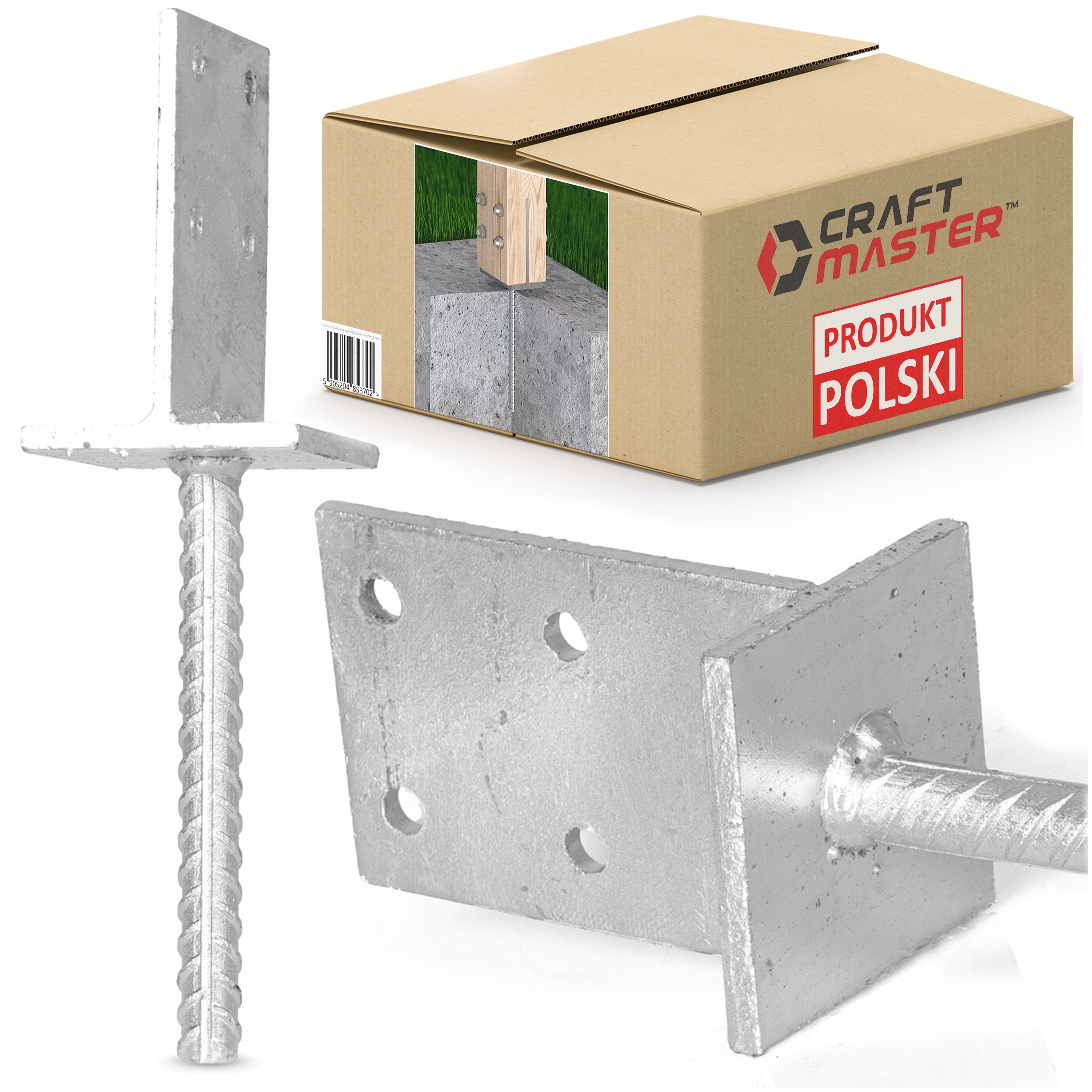 

Kotwa Podstawa Słupa 90mm T Uniwersalna Do Betonu