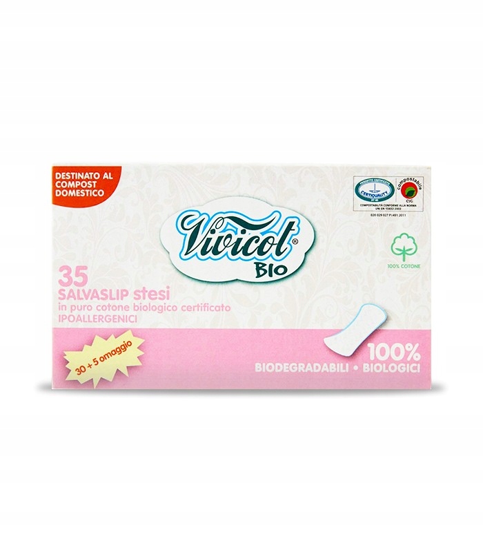 

Wkładki higieniczne 100% organic 35 szt. Eko