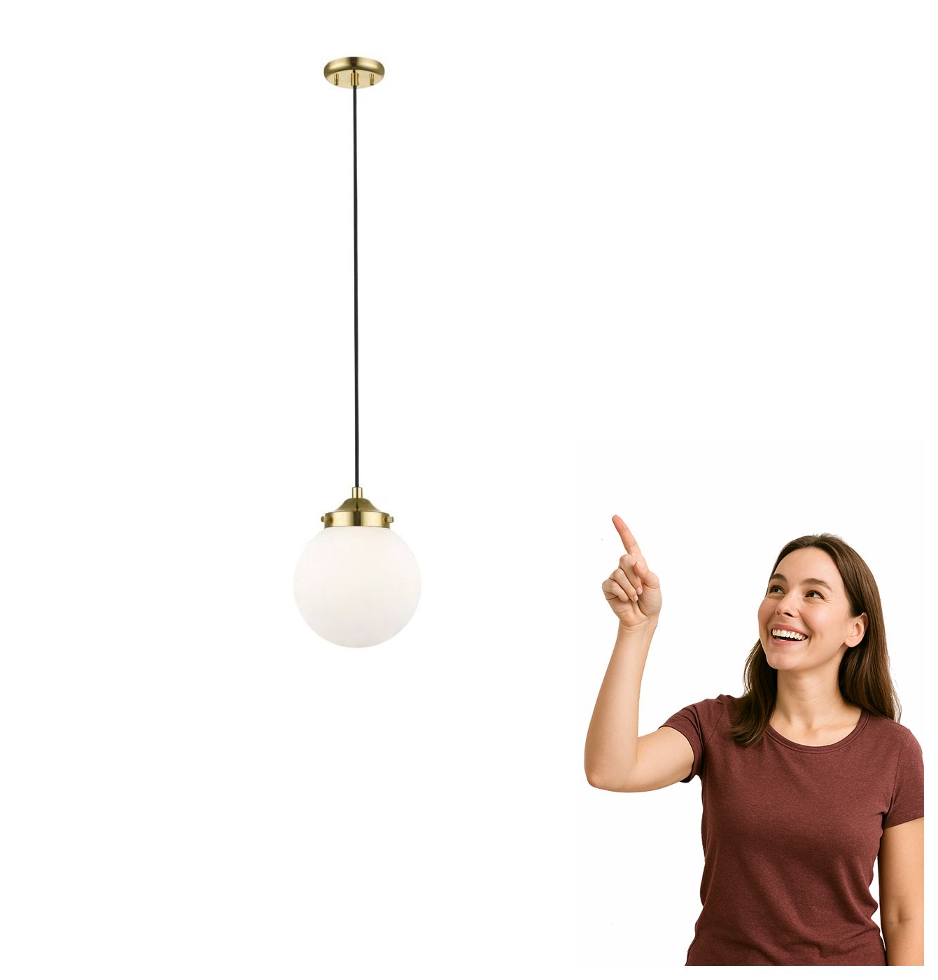 Závěsná lampa Riano P0454-01D-F7AA Zuma Line