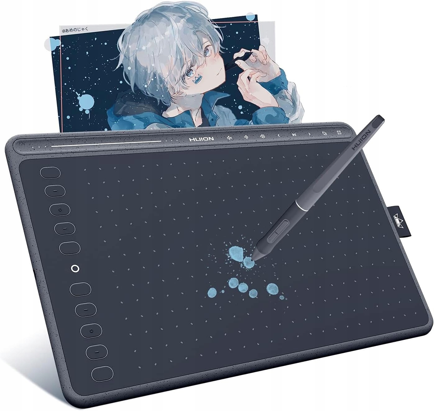 Tablet Grafický Profesionální 10x6 Palců 8192P Dotykové Pero Usb Android Pc