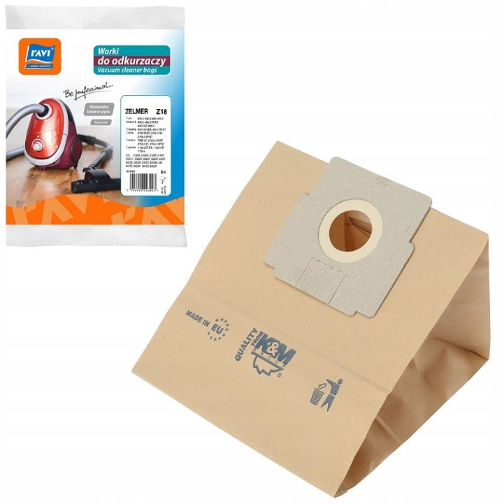 Worek do odkurzacza papierowy Z18 5 szt.