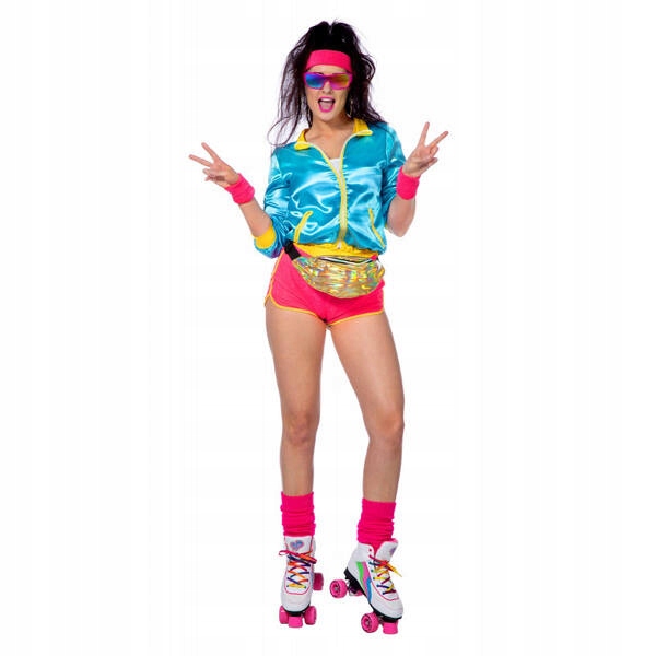 Kostým Kolečkové Brusle Modré Kolečkové Brusle Sportovní Převlek Karneval M