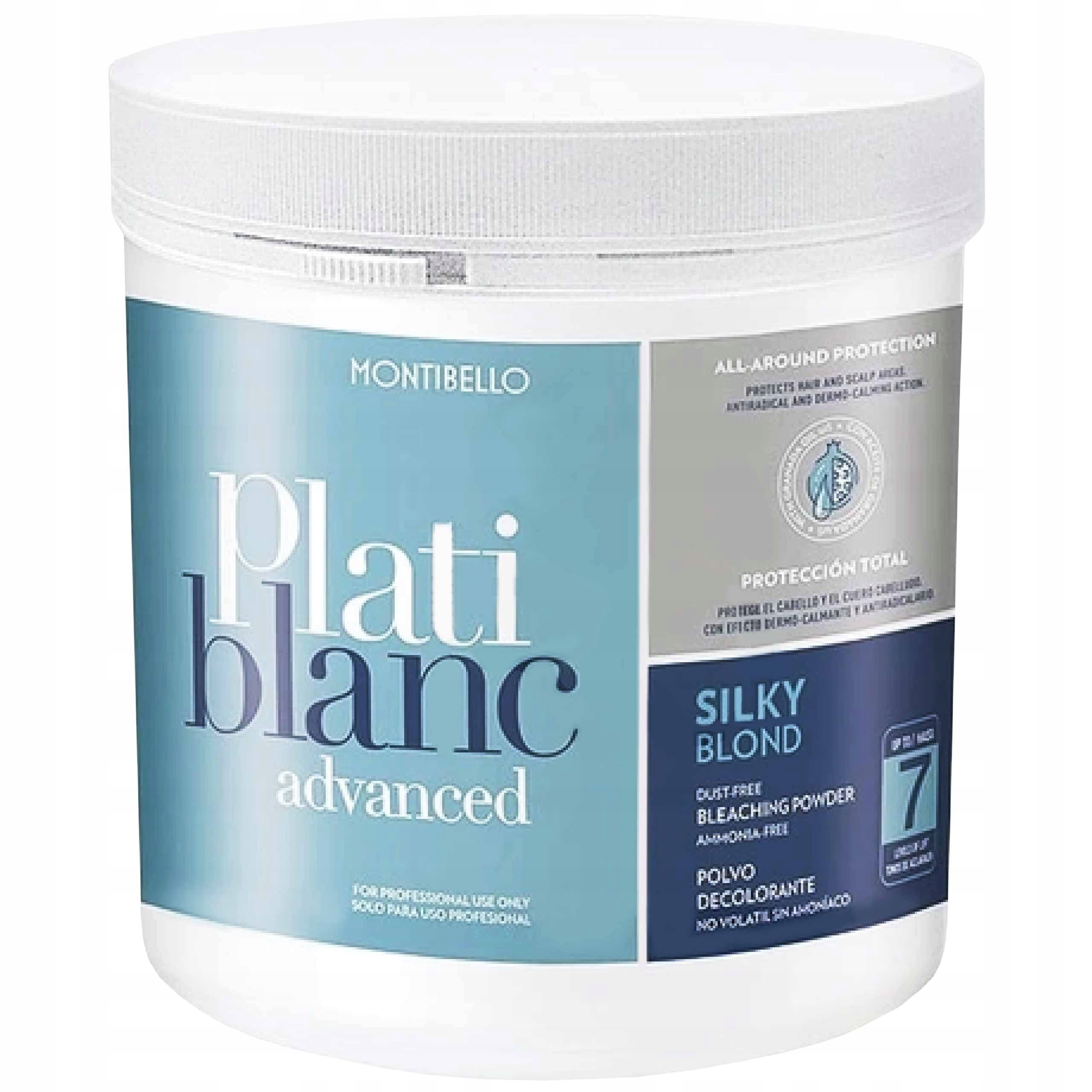 Montibello Platiblanc Advanced Silky Blond Level 7 500 g, rozjasňovač