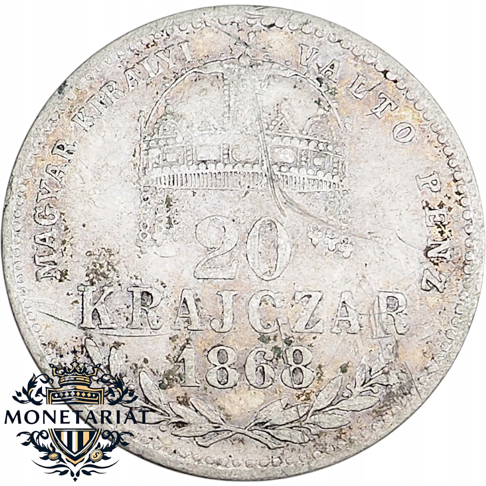20 KRAJCARÓW 1868 KB - AUSTRO - WĘGRY