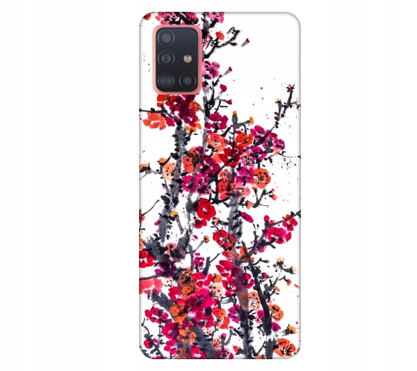 

Etui pokrowiec do Samsung Galaxy A51 Kwiaty akware