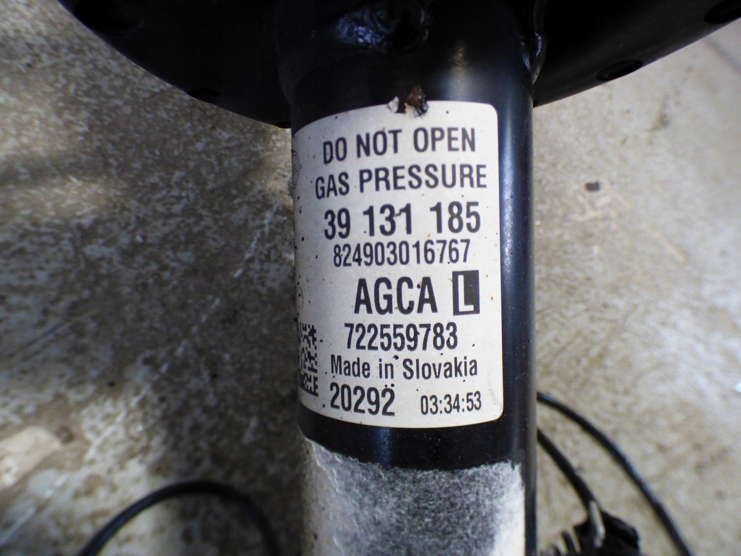 McPherson left right front sBDB ASTRA K V 1.5CDTI