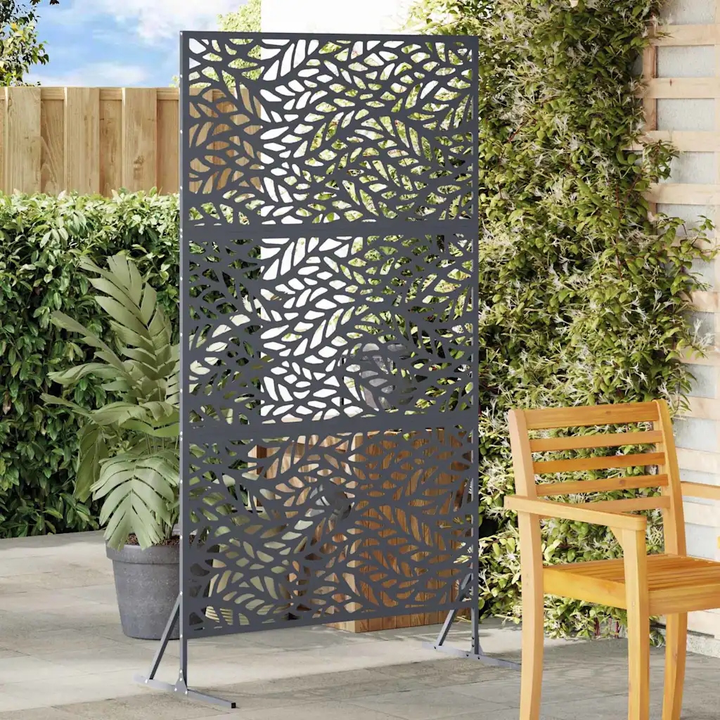 vidaXL Obrazovka pro soukromí 100 x 50 x 180 cm Ocel Antracitová