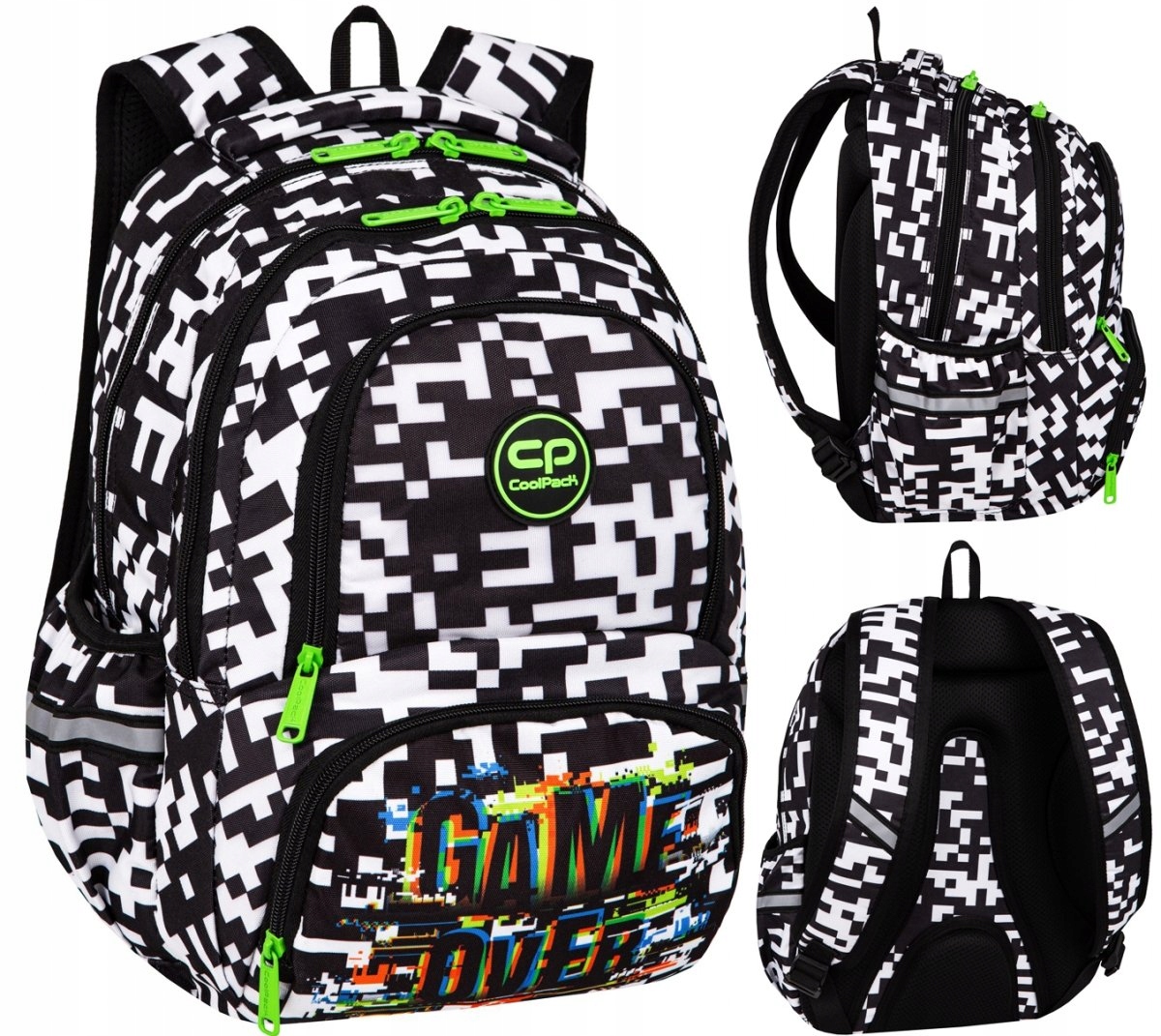Plecak CoolPack Spiner 24 L gra, Game Over (F001679)