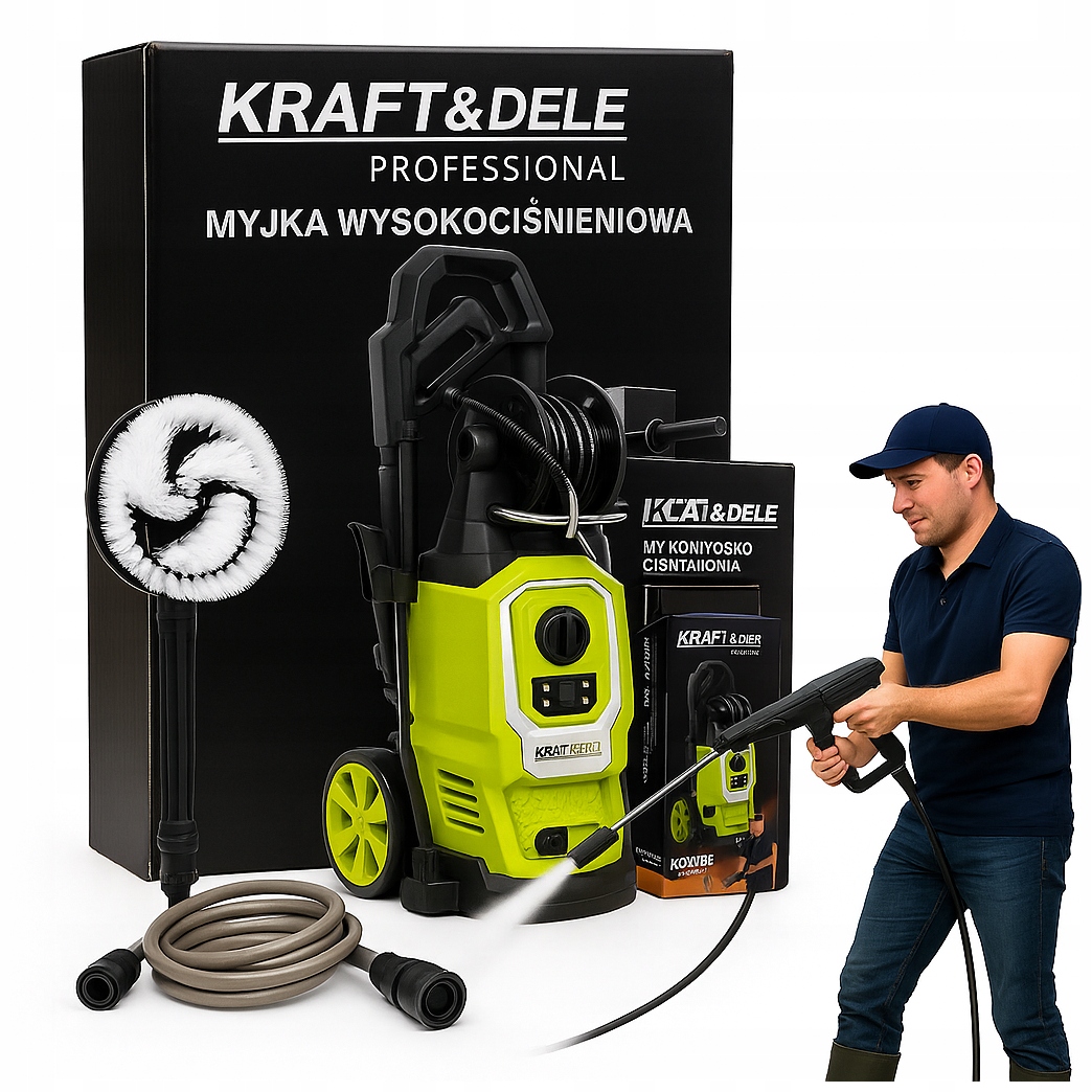 Vysokotlaká Myčka Pro Automobilové Kostky 3000 W 280 Bar