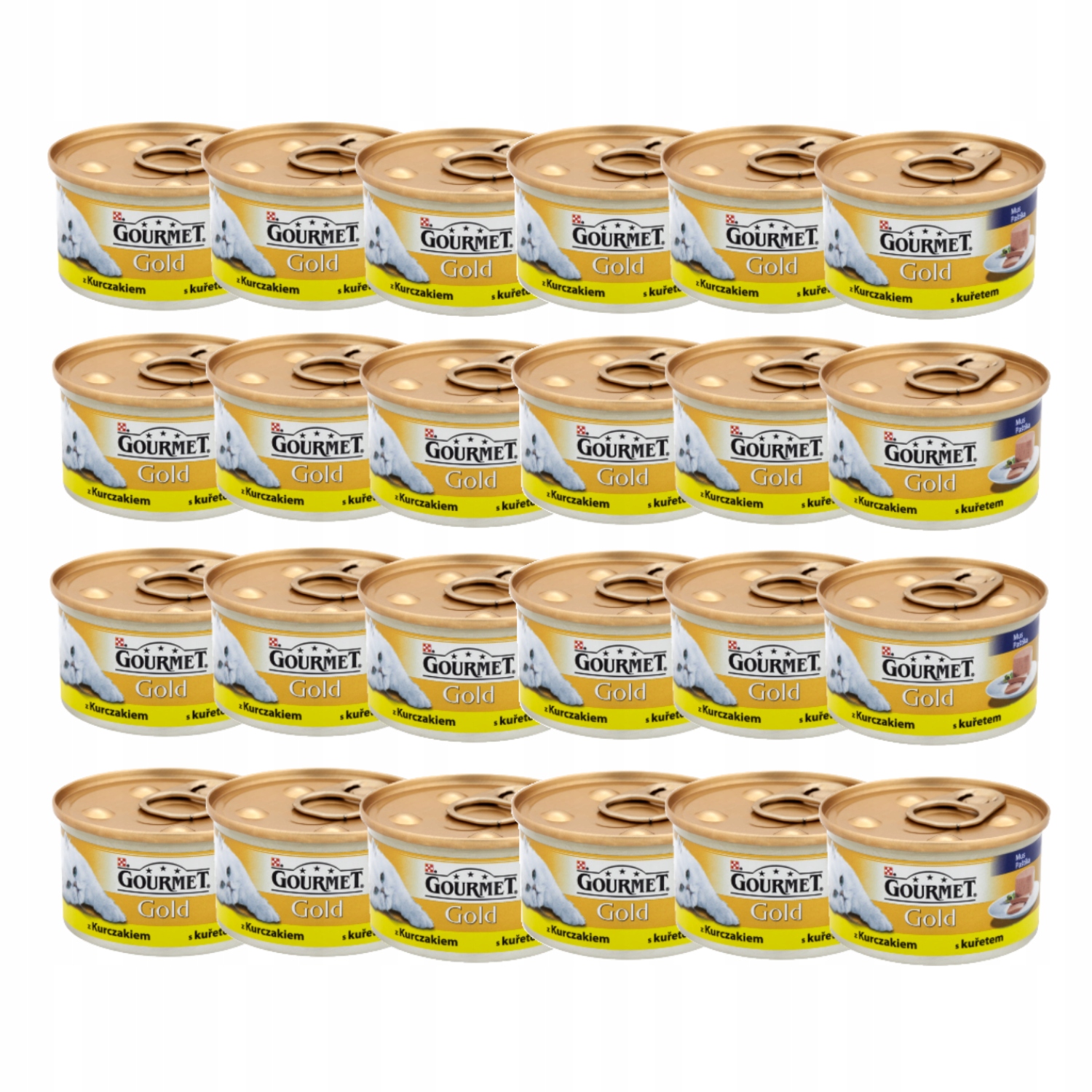 Levně Mokré krmivo pro kočky pěna Gourmet Gold Chicken Mousse 24x85 g