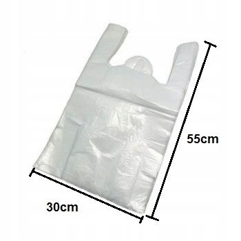 

Reklamówki jednorazowe Hdpe 30x55 10kg 200 szt.