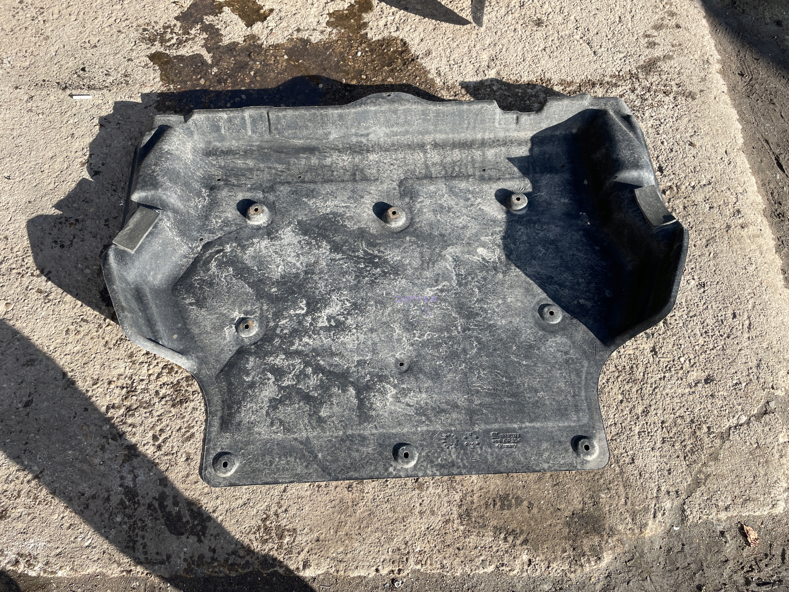 OPEL ZAFIRA C cover cover below engine 13336977