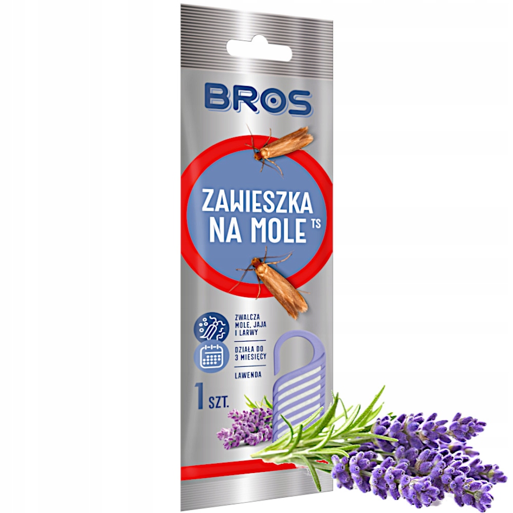 

Bros Zawieszka Na Mole Ubraniowe Do Szafy lawenda