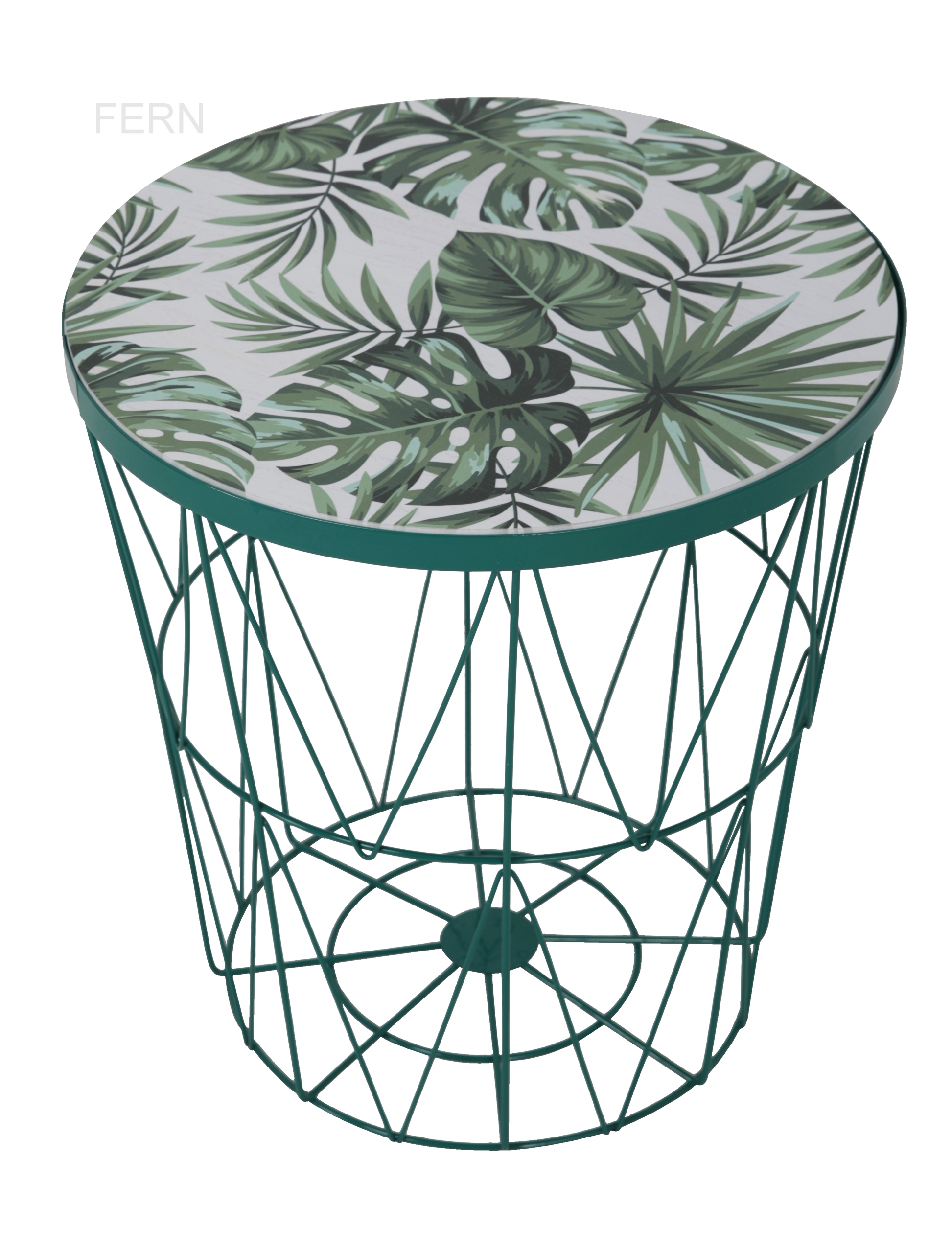 

Kosz stolik kawowy loft Druciany metalowy Fern
