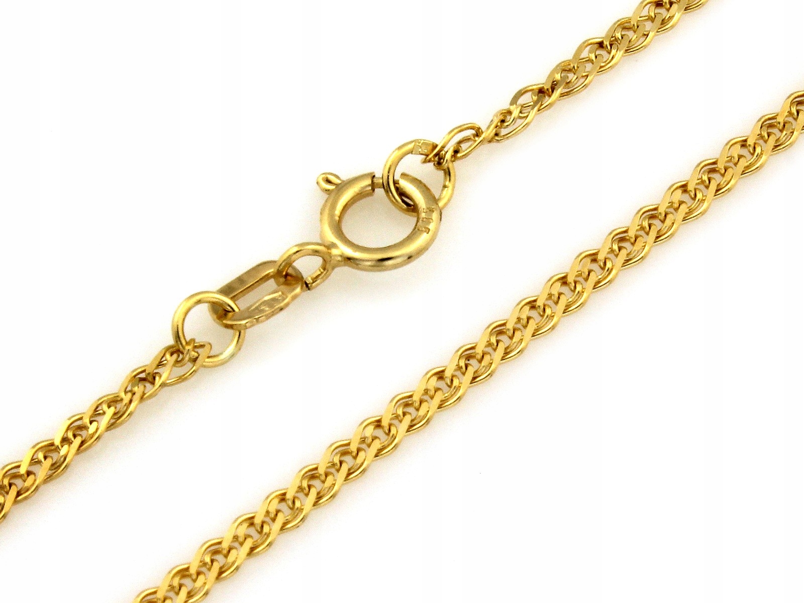 Zlatý řetízek pro ženu 585, módní a stylový