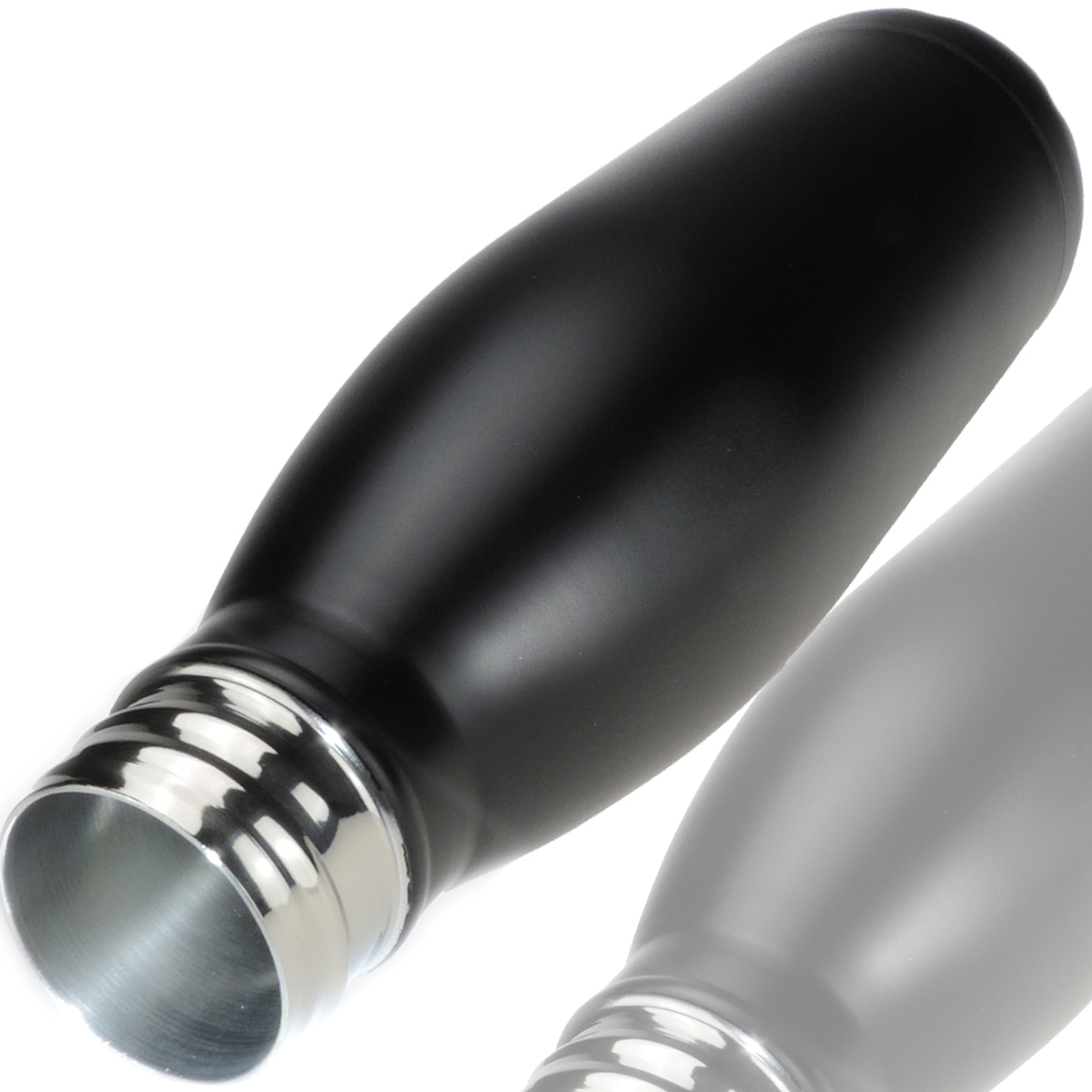 TERMOS PRÓŻNIOWY BUTELKA 500ml STAL NIERDZEWNA TERMICZNY SZCZELNY CZARNY Maksymalne utrzymanie ciepła do 3 h