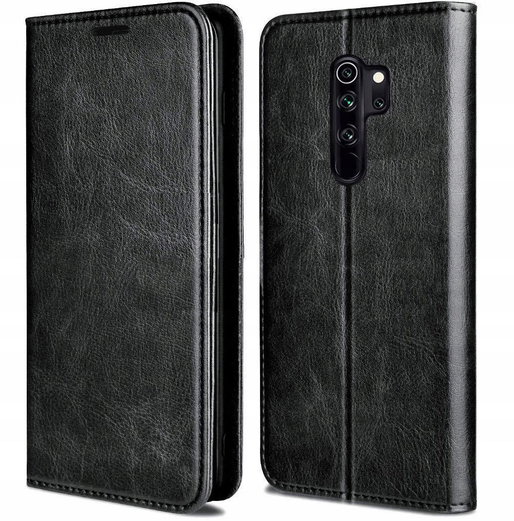 

Etui Skórzane + Szkło do Xiaomi Redmi Note 8 Pro