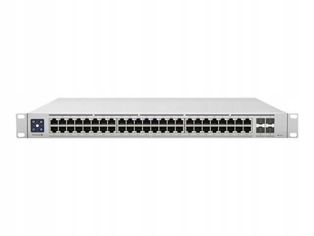 UBIQUITI UniFi Switch Enterprise Layer 3, 48 port, (48) 2.5 GbE, PoE+, (4) 10G SFP+, 720W — 8